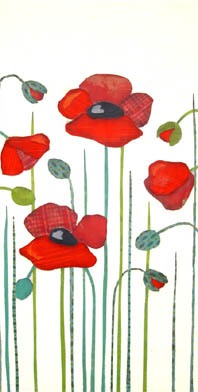 collage poppies