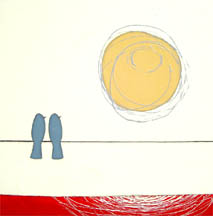 setting sun