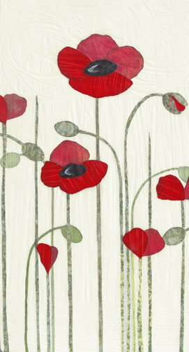 red poppies