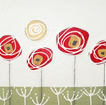 spiral poppies